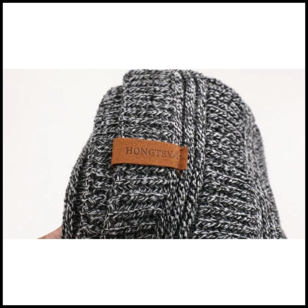 Fleece Lined Winter Accessory Set Knit Beanie Sca… - image 7